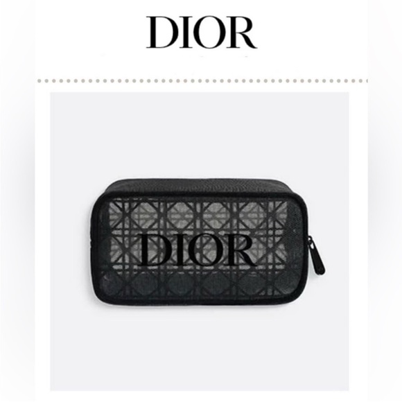 Dior beauty  Black Mesh Pouch - Picture 2 of 10